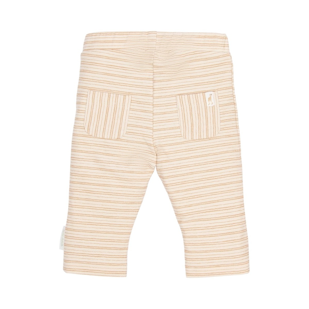 Little Dutch | Broek Uni Safari Friends Stripes Soft Tan