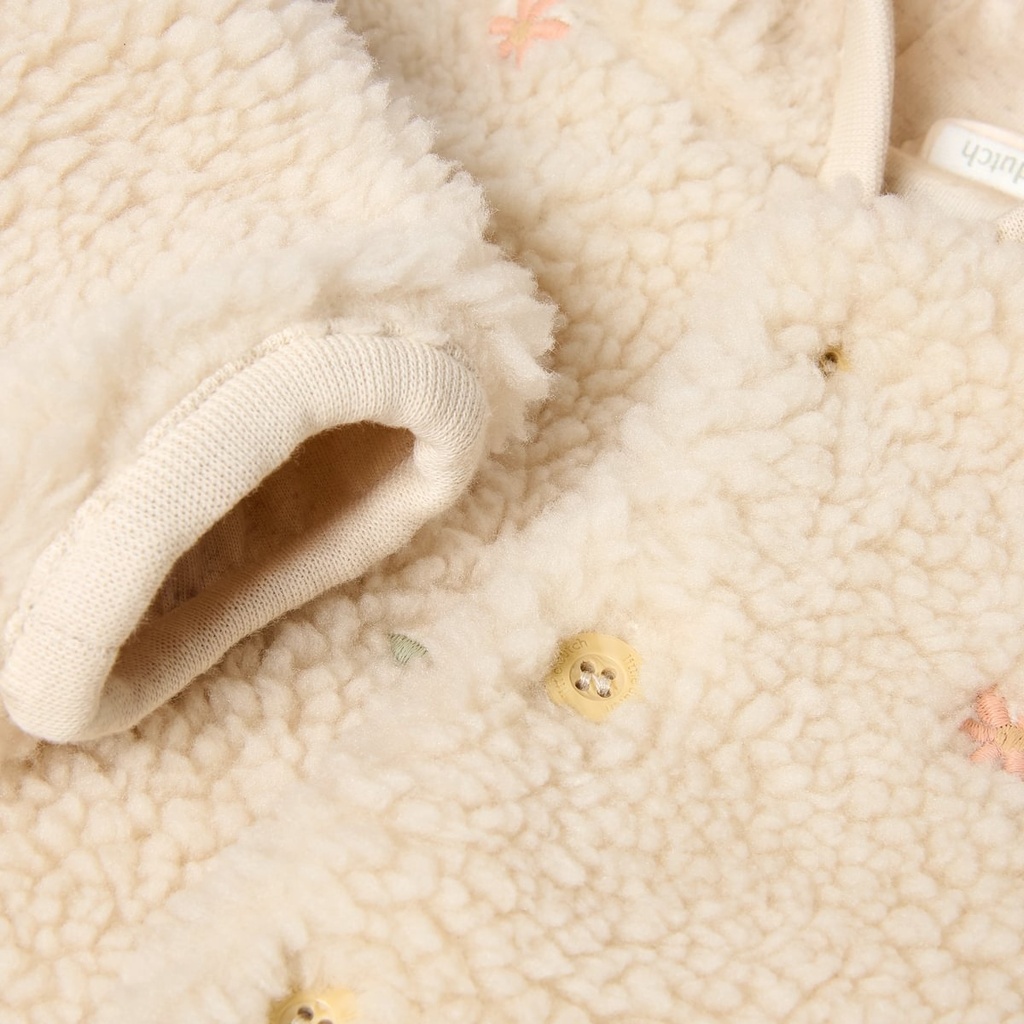 Little Dutch | Jas Girls Safari Friend Flowers Sandstone