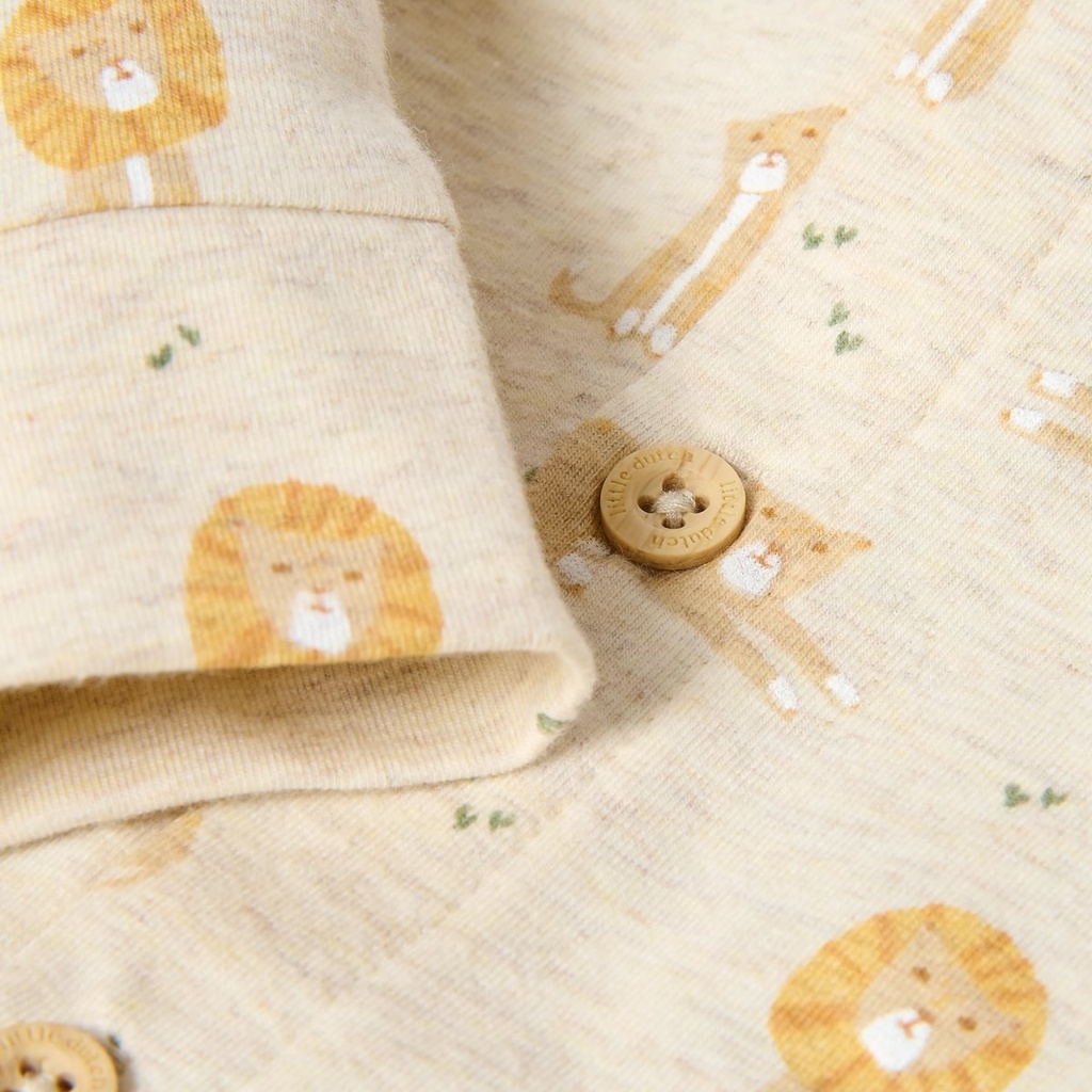 Little Dutch | Pyjama Boys Safari Friends Lion Vanilla