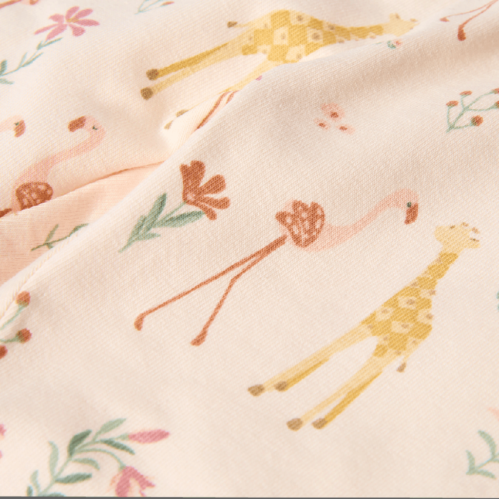 Little Dutch | Pyjama Girls Safari Friends Flamingo Deep Pink 2-delig