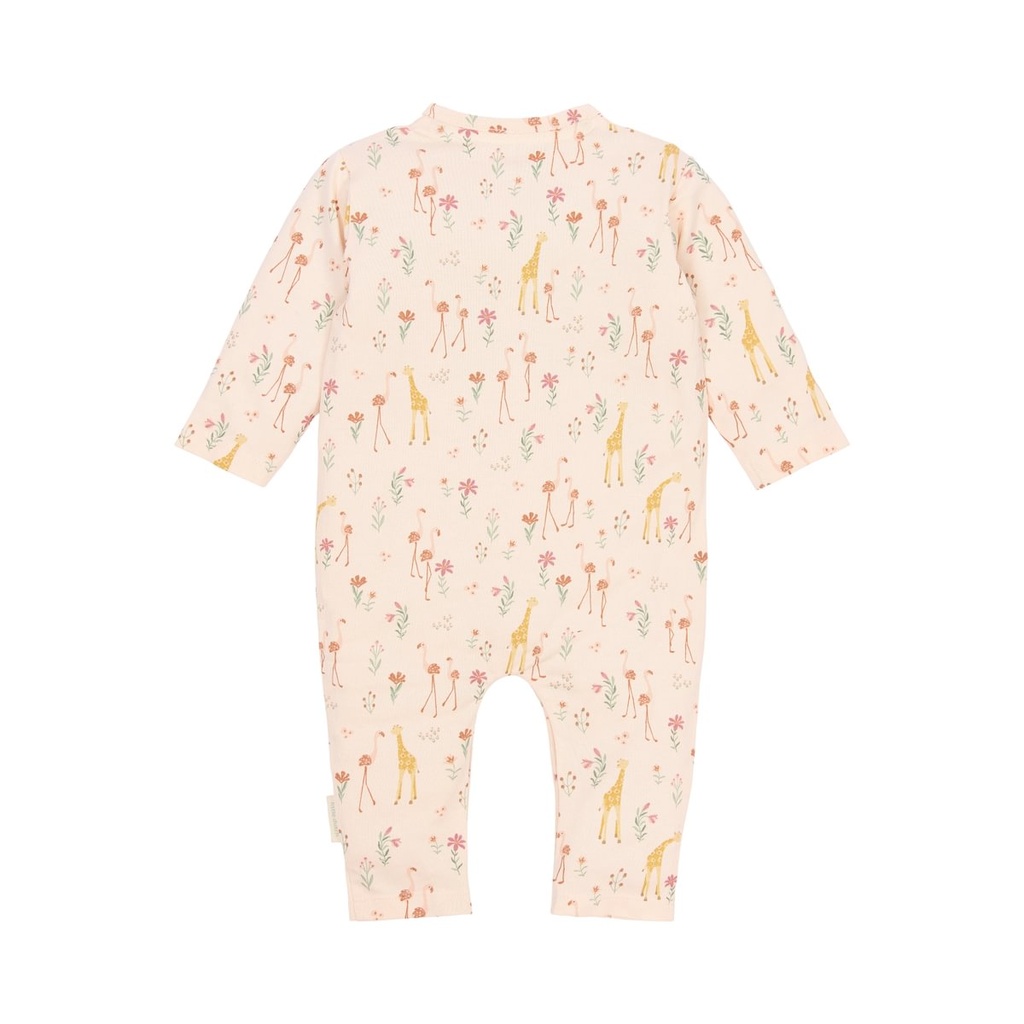 Little Dutch | Pyjama Girls Safari Friends Flamingo Pastel Rose