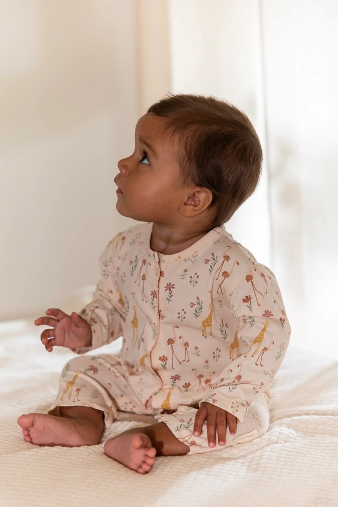 Little Dutch | Pyjama Girls Safari Friends Flamingo Pastel Rose