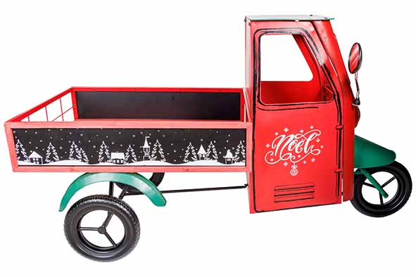 Cosy & Trendy | Beeld Auto Metaal Rood/Groen 155x74x94cm