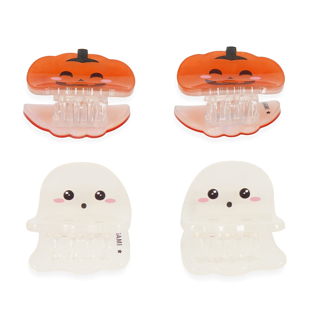 Legami | Haarspeld Ghost/Pumpkin Clip Me Up! Mini Hair Clips 4-pack