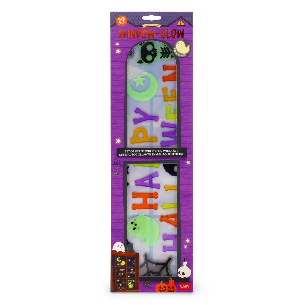Legami | Raamstickers Halloween Skeleton Window-Glow