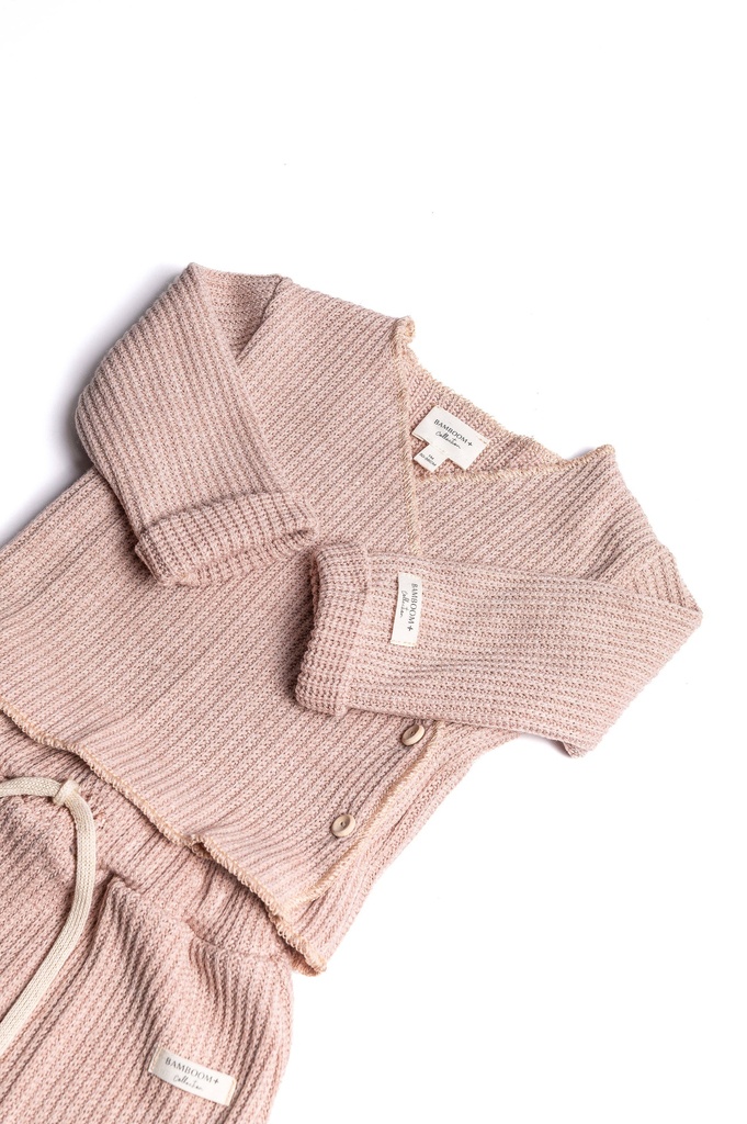 Bamboom | Outfit Girls Overslag Pink