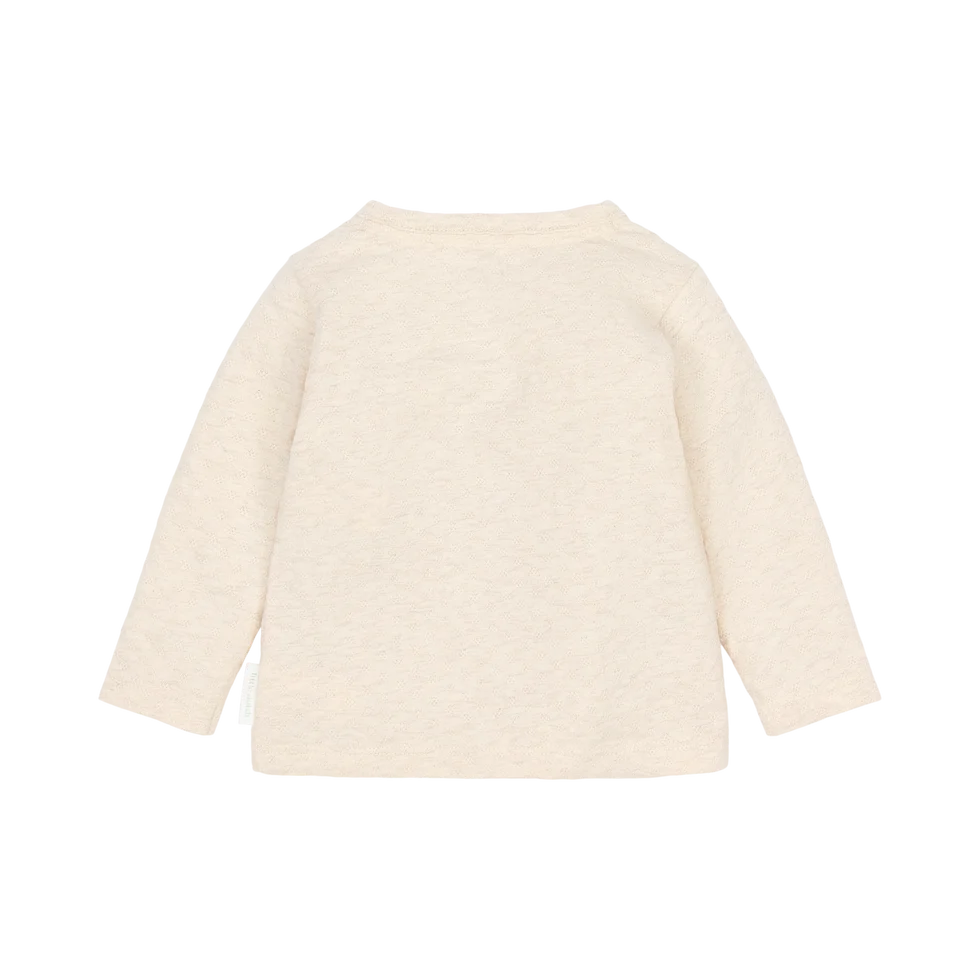 Little Dutch | T-shirt Uni Safari Friends Overslag Longsleeve Vanilla