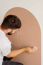 Tix-Mix | Muursticker Magnetisch Brown Sugar 70x100cm