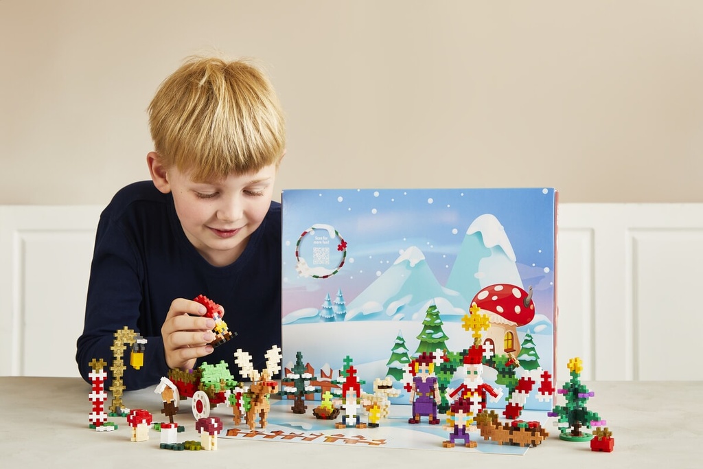 Plus-Plus | Adventkalender Santa's World Christmas