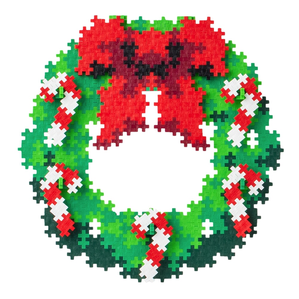 Plus-Plus | Educatief Speelgoed Puzzel op Nummer Kerstkrans 500-delig