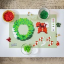 Plus-Plus | Educatief Speelgoed Puzzel op Nummer Kerstkrans 500-delig