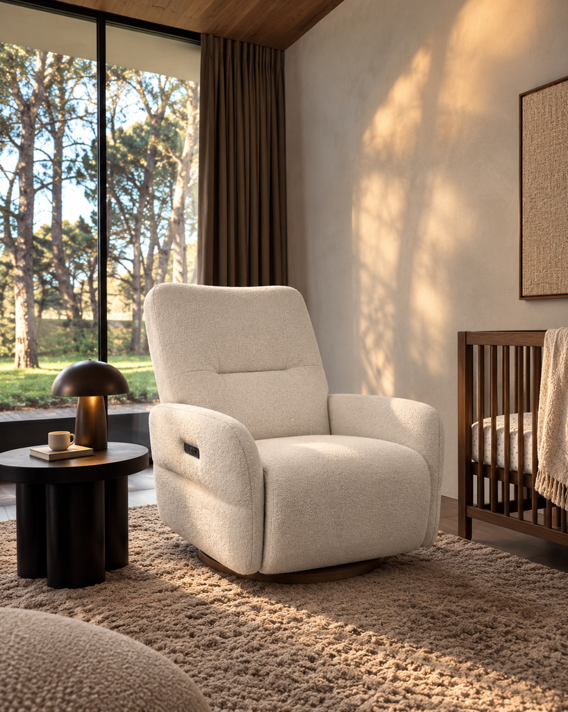Vipack | Zetel Rocky Relaxstoel Elektrisch Draai- en Schuifbaar Beige 
