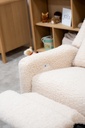 Vipack | Zetel Rocky Relaxstoel Elektrisch Draai- en Schuifbaar Curly Beige