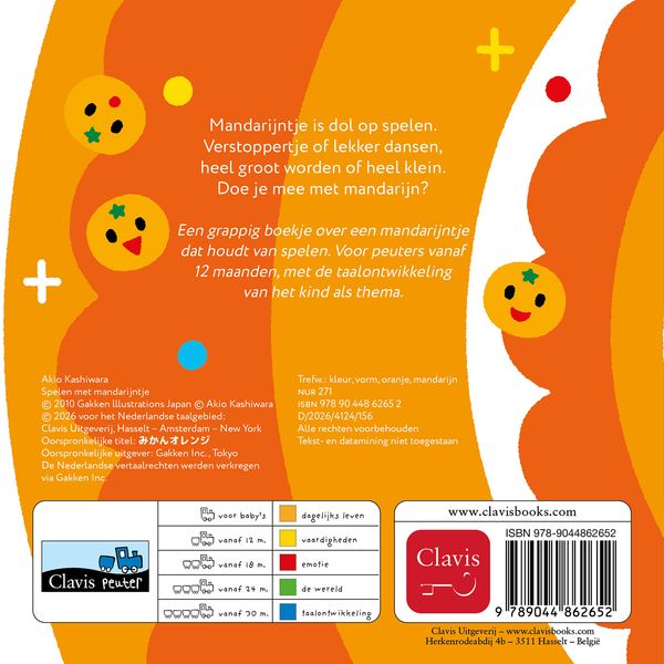 Clavis | Boek "Spelen met mandarijntje" - Kashiwara Akio