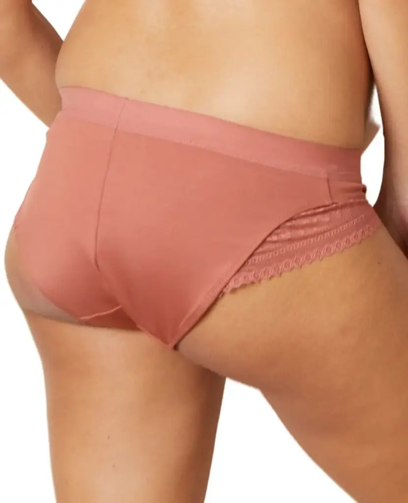 Cache Coeur | Slip Serena Low waist Terracotta