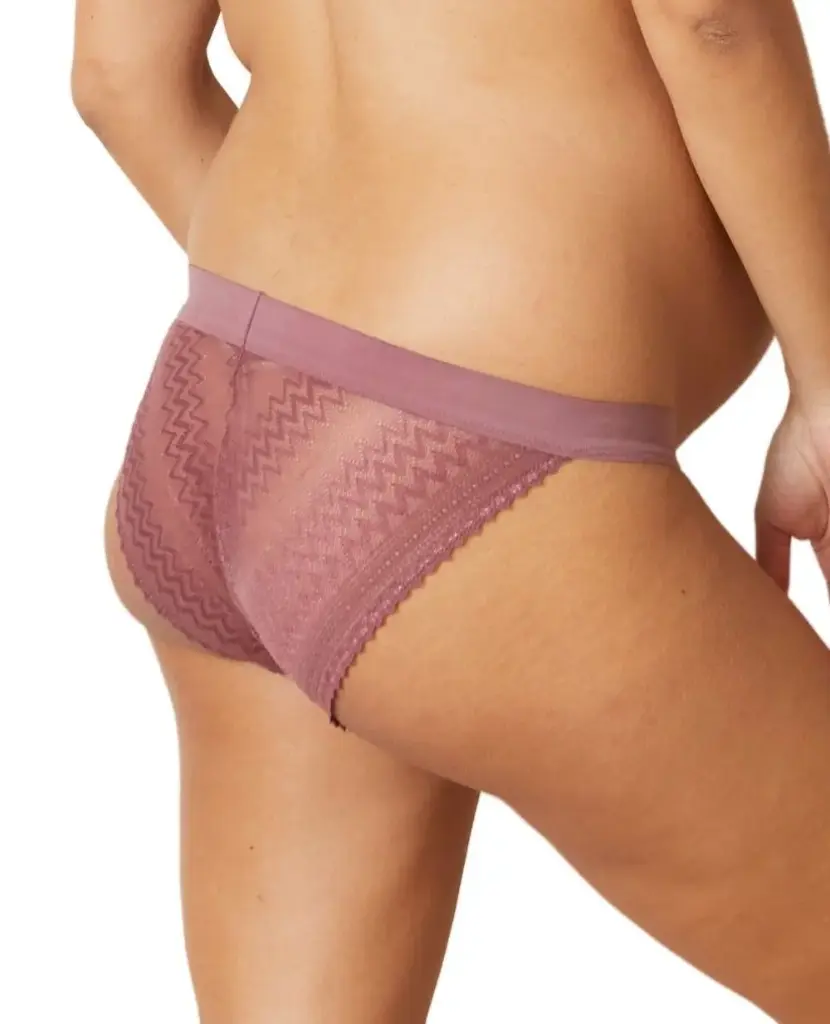 Cache Coeur | Slip Serena Low waist Plum