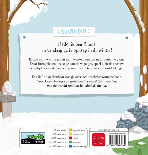 Clavis | Boek "Emma in de Winter" -Frederico Van Lunter