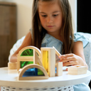 Sense2Play | Sensorisch Speelgoed Rainbow Wooden Window Blocks Lumi’Sky +36m 24pcs