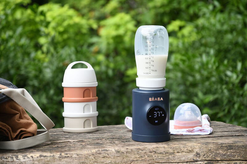 Beaba | Flesverwarmer Nomad Night Blue +3 Adapters 