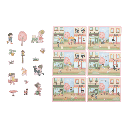 Little Dutch | Puzzel Rosa’s Winkelstraat Magnetisch Speelbord +36m