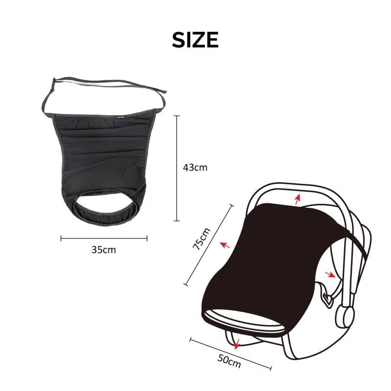 Titaniumbaby | Zonnescherm Autostoel Universeel 