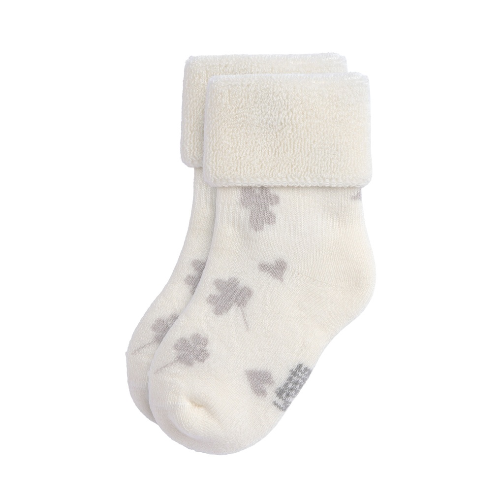 Laessig | Kousen Terry Pale Taupe/Grey Moon 