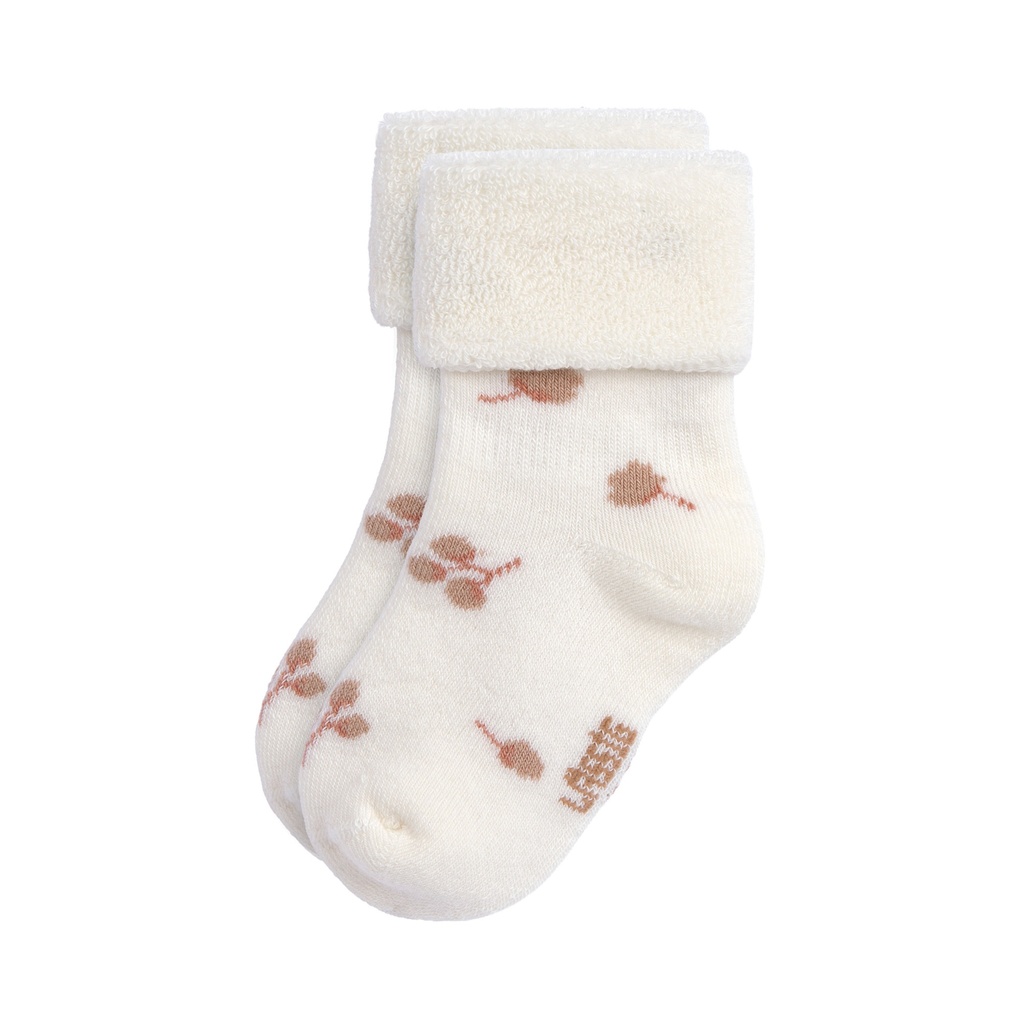 Laessig | Kousen Terry Pale Taupe/Grey Moon 