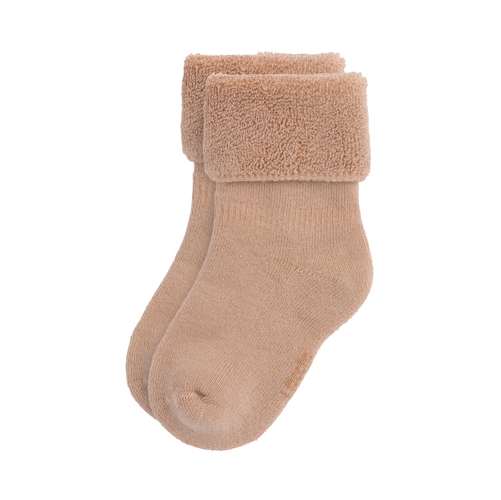 Laessig | Kousen Terry Pale Taupe/Grey Moon 