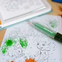 Kidywolf | Tekenset Kidydraw Kit Blow Pen