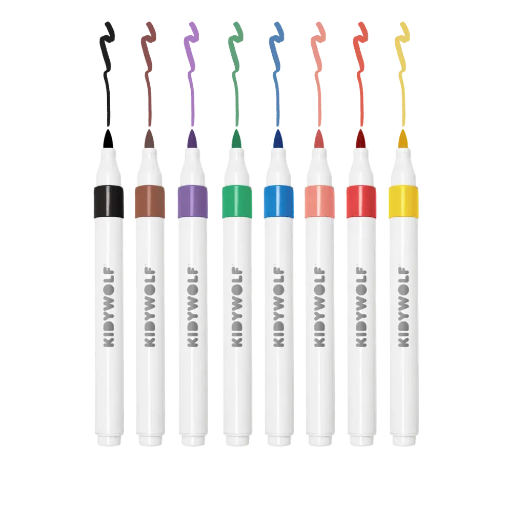 Kidywolf | Tekenset Kidydraw Kit Acrylmarkers