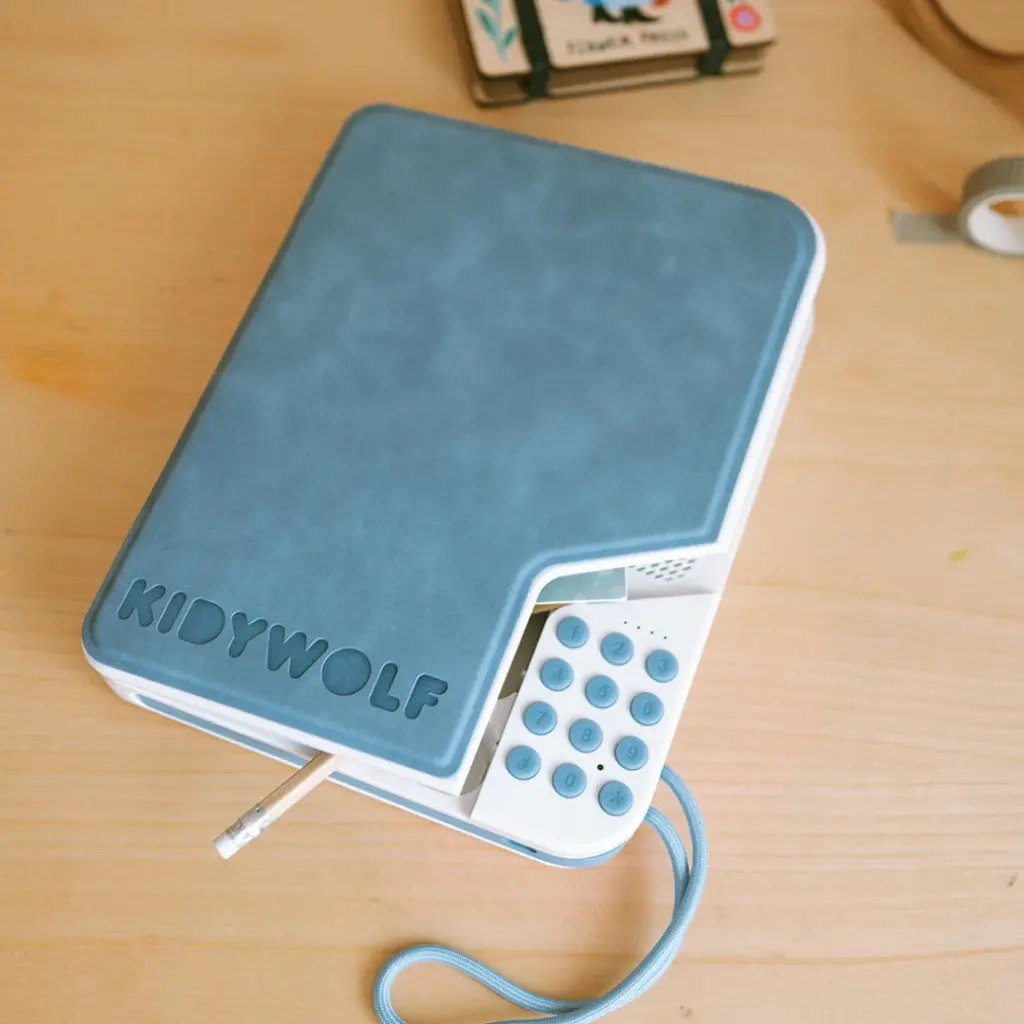 Kidywolf | Notitieboekje Geheim met Pincode Blauw