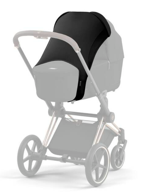 ZONNESCHERM, Sunshade, black, vr Lux Lux 4.0/Priam 4.0/e-Priam/Coÿa, UV-bestendig, 2023