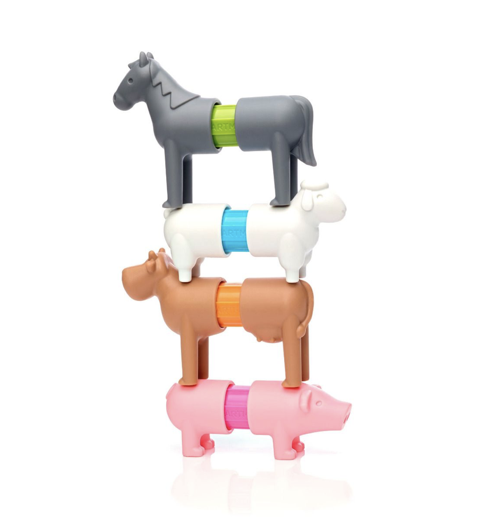 MAGNETISCH SPEELGOED, Farm Animals, Smartmax - My First, multikleur, uni, kunststof, +activities, vanaf 12 maanden