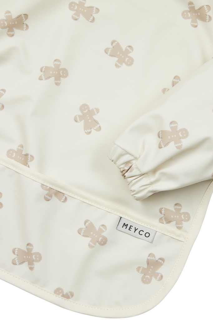 Meyco | Slabbetje Met Mouwen Gingerbread Soft Sand