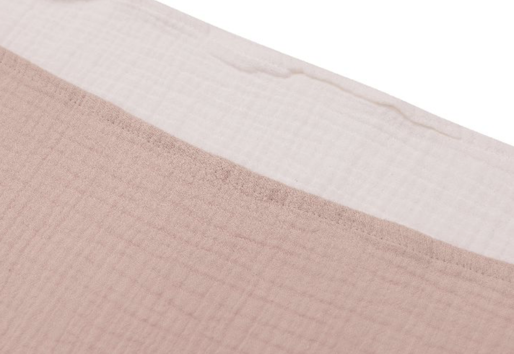 TETRA DOEK, 70x70cm, Wild Rose, ivory, roze/ecru, uni, handdoek/luierdoek, 4 stuk(s), Small, VJ2024