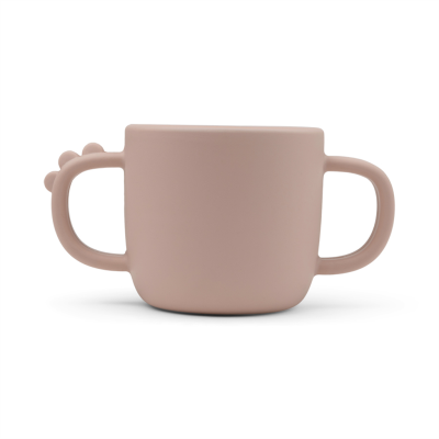 DRINKBEKER, 170 ml, Croco, Peekaboo 2-handle Cup, powder, roze, siliconen, handvatten, 1 stuk(s)