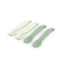 LEPEL, 4 delig, Kiddish Spoon 4-pack, Lalee, green, groen, uni, bestek, 24