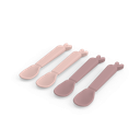 LEPEL, 4 delig, Kiddish Spoon 4-pack, Lalee, powder, roze, uni, bestek, 2024