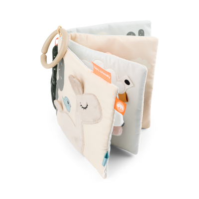 MAXI-COSI HANGER, Activity Book, Lalee, sand, ecru, textiel, + activities, vanaf 0 maand