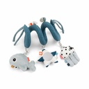 MAXI-COSI HANGER, Activity Spiral, Sea Friends, blue, blauw, textiel, +activities, vanaf 0 maand, 24