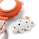 MAXI-COSI HANGER, To Go Activity Mirror, Happy Clouds, papaya, uni, textiel, +activities, vanaf 0 maand, 24