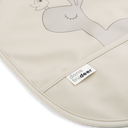 SLABBETJE, Bib W/Velcro 2-Pack, Lalee, sand, velcrosluiting, 26.5x42cm, met kruimelv., waterdicht, 2 stuk(s), 24