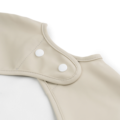 SLABBETJE, Sleeved Pocket Bib, Lalee, sand, velcrosl., 72x34cm, met mouwen, kruimelv., waterdicht, 1 stuk(s), 24