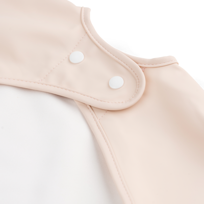 SLABBETJE, Sleeved Pocket Bib, Ozzo, powder, velcrosl., 72x34cm, met mouwen, kruimelv., waterdicht, 1 stuk(s), 24