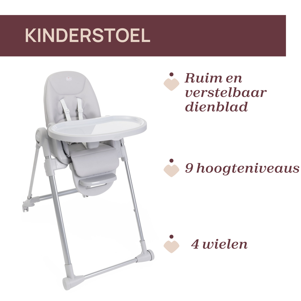Chicco | Eetstoel Polly Armonia Steel