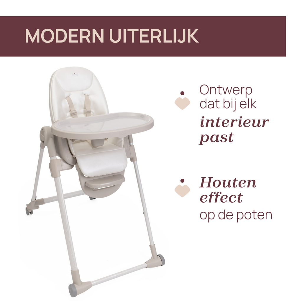 Chicco | Eetstoel Polly Armonia Motherpearl