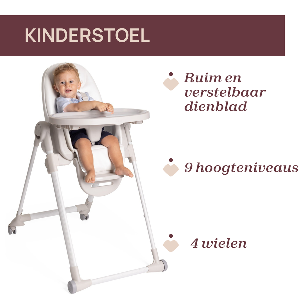 Chicco | Eetstoel Polly Armonia Motherpearl