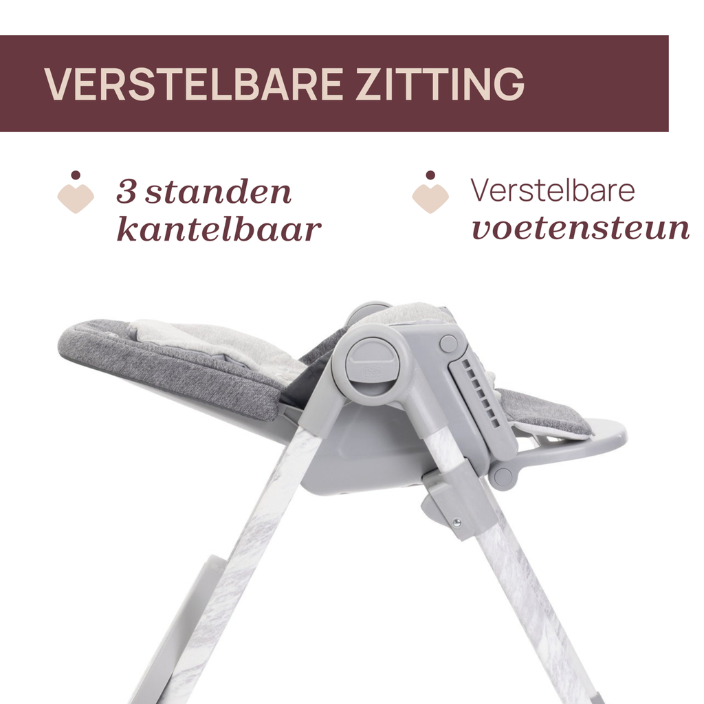 Chicco | Eetstoel Polly Armonia Carrara