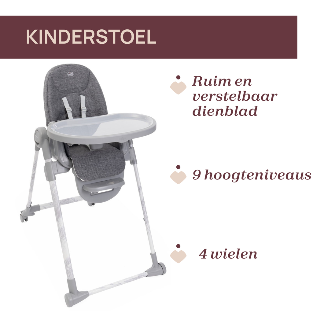 Chicco | Eetstoel Polly Armonia Carrara