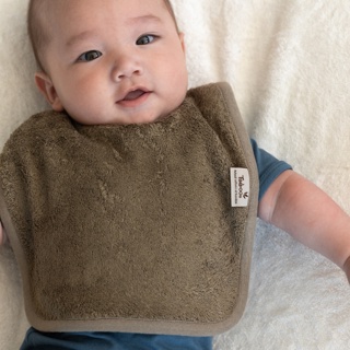 SLABBETJE, Timboo jungle green, uni, drukknopensluiting, bamboe, 26x38cm, 1 stuk